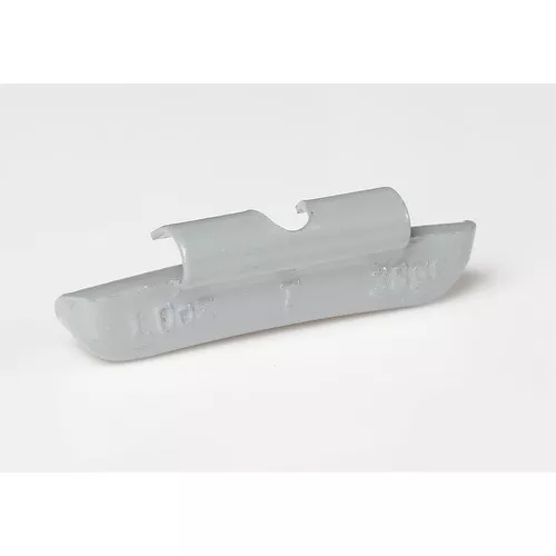 0.25 oz T style Plasteel clip-on weight
