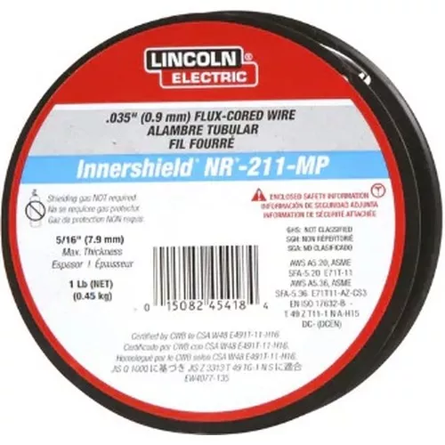 .035 Innershield NR-211-MP FLUX CORE WIRE 1LB SPOOL