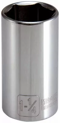 1/2 In. Drive, 1-1/4 In., 6-point Deep Socket