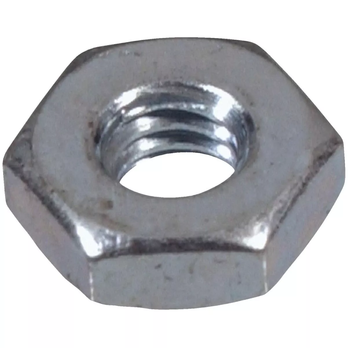 #10 24 Tpi Grade 2 Zinc Hex Machine Screw Nut (100-count)