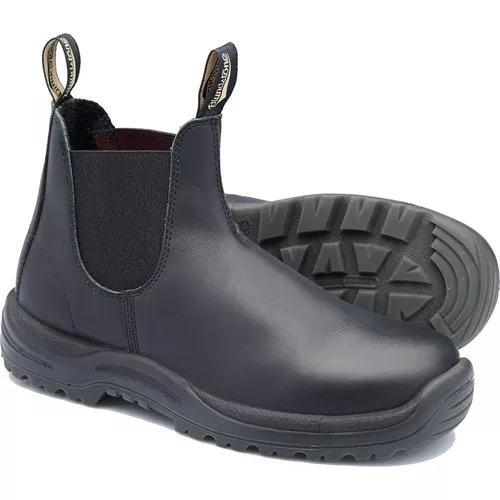 #179 Work Series Chelsea Boots – Black, Size 7.5 US Men’s