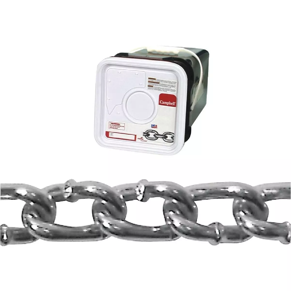 #2/0 175 Ft. Zinc-plated Low-carbon Steel Coil Chain