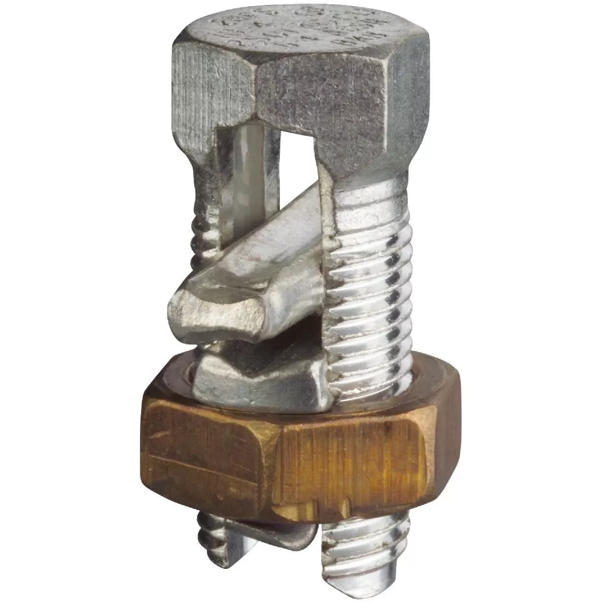 #2/0 Str To 1/0 Str Dual-rated Split Bolt Connector