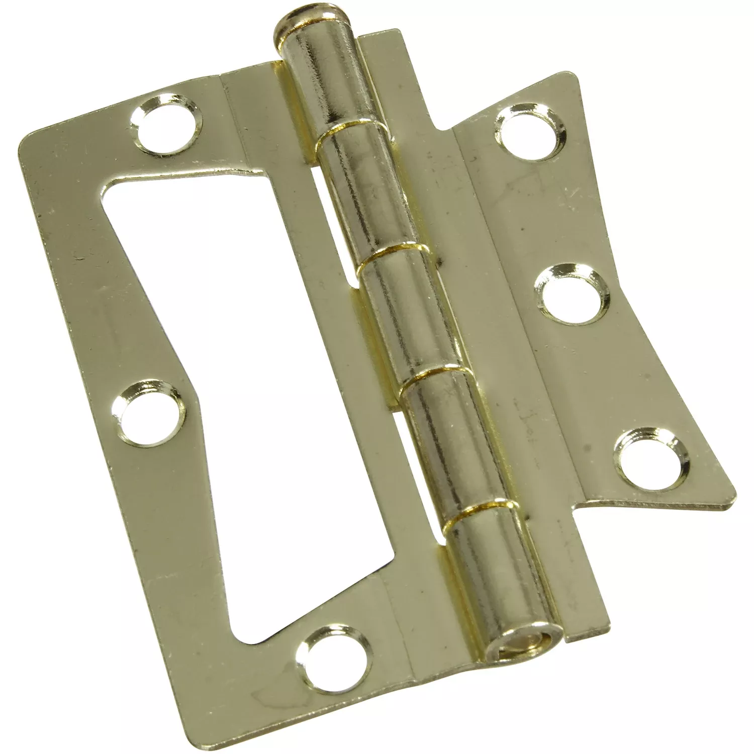 2-pk., 3 X 3 In. Brass Non-mortise Hinges