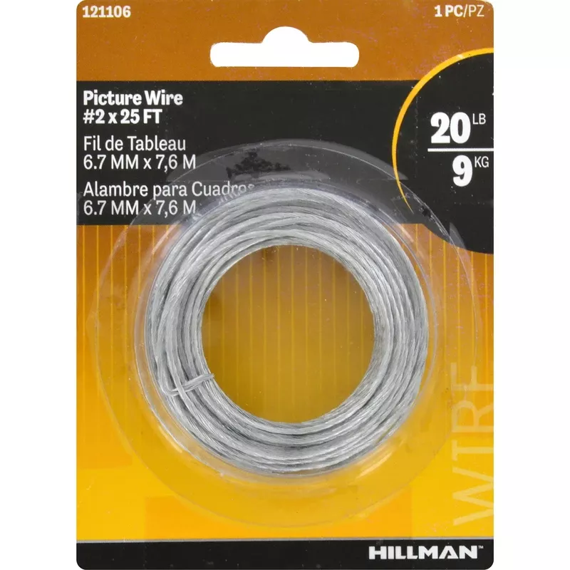 20-lb. Picture Wire, 25 Ft..