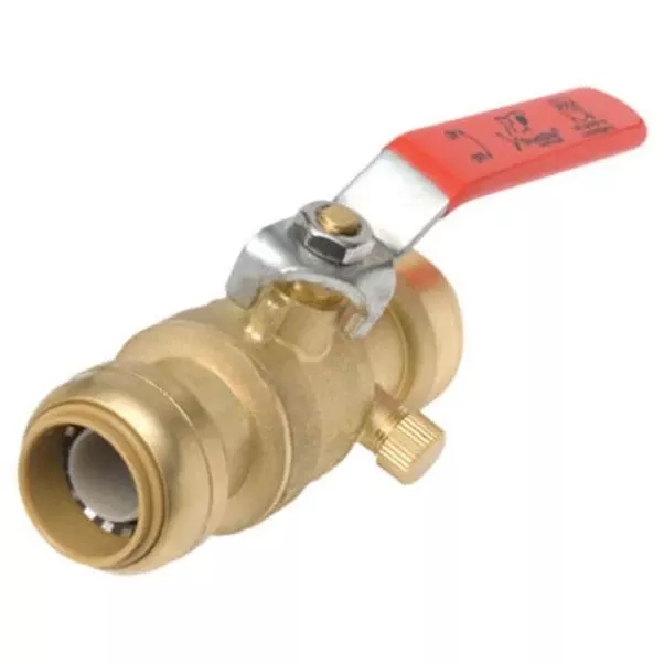 24616-0000lfa 0.75 In. Ball Valve With Drain Vent & Mounting Bracket