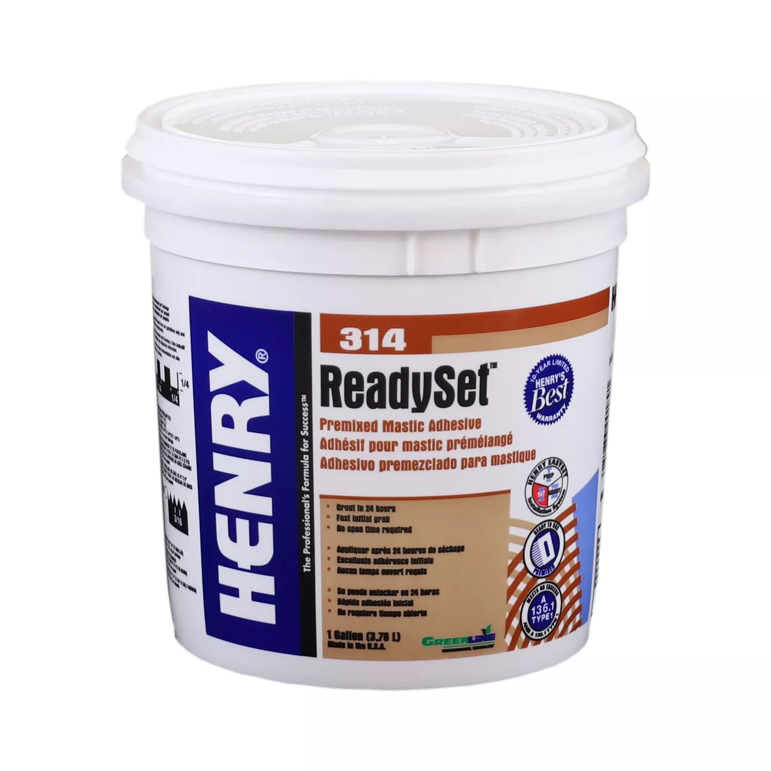 314 Ceramic Adhesive, 1-gal.
