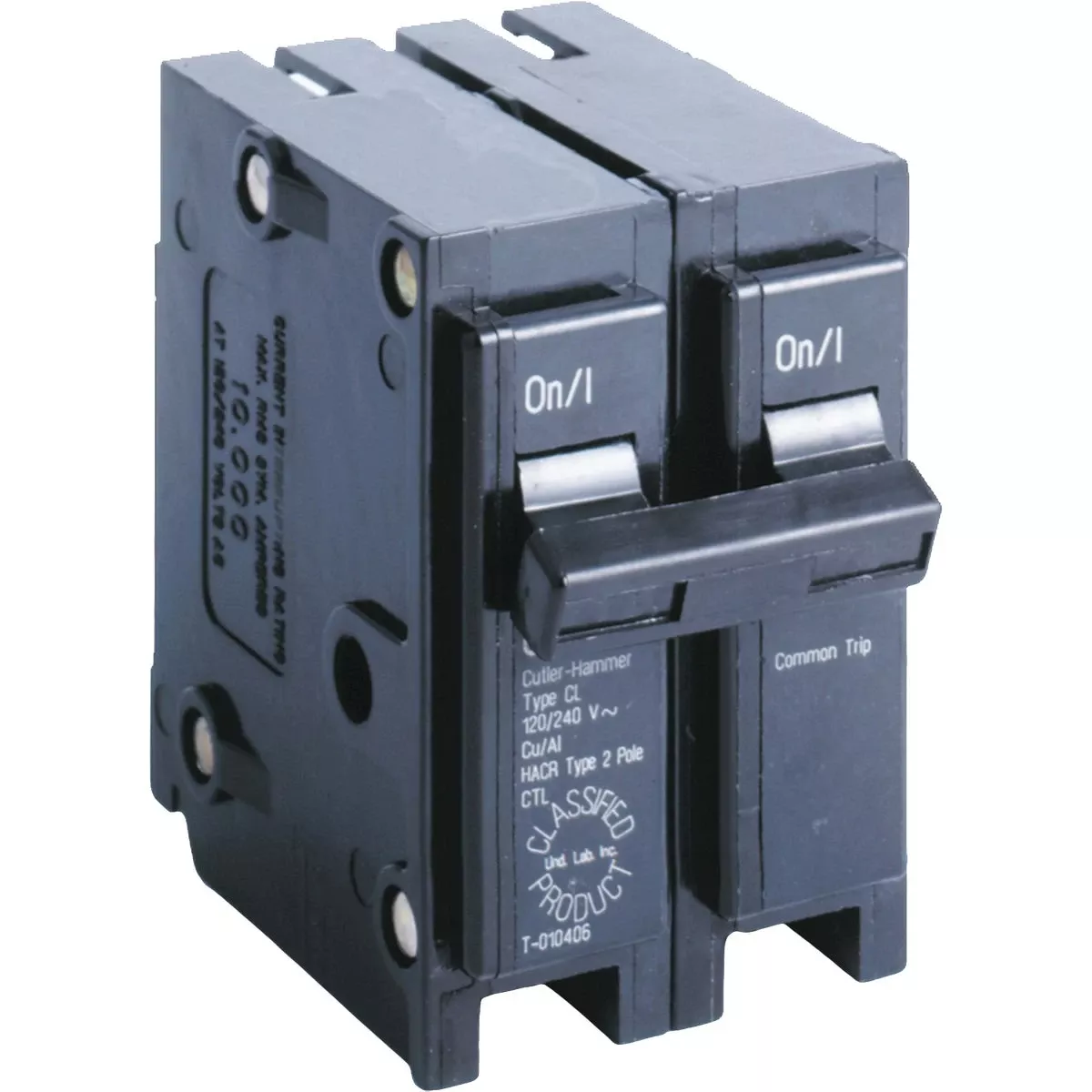 40a Double-pole Standard Trip Universal Replacement Circuit Breaker Cl240cs