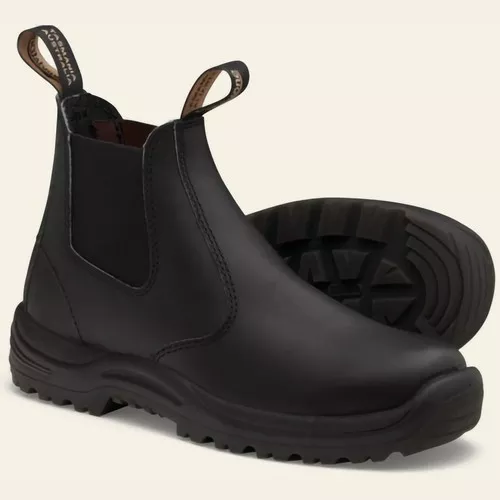 #491 Work Series Chelsea Boots – Black, Size 8.5 US Men’s