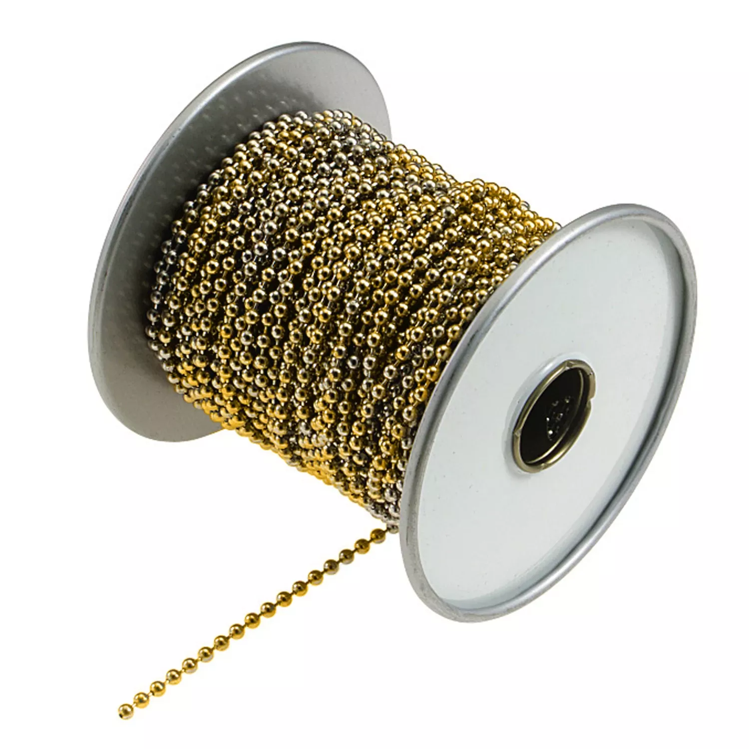 #6 100 Ft. Yellow Brass Ball Chain – Versatile Applications
