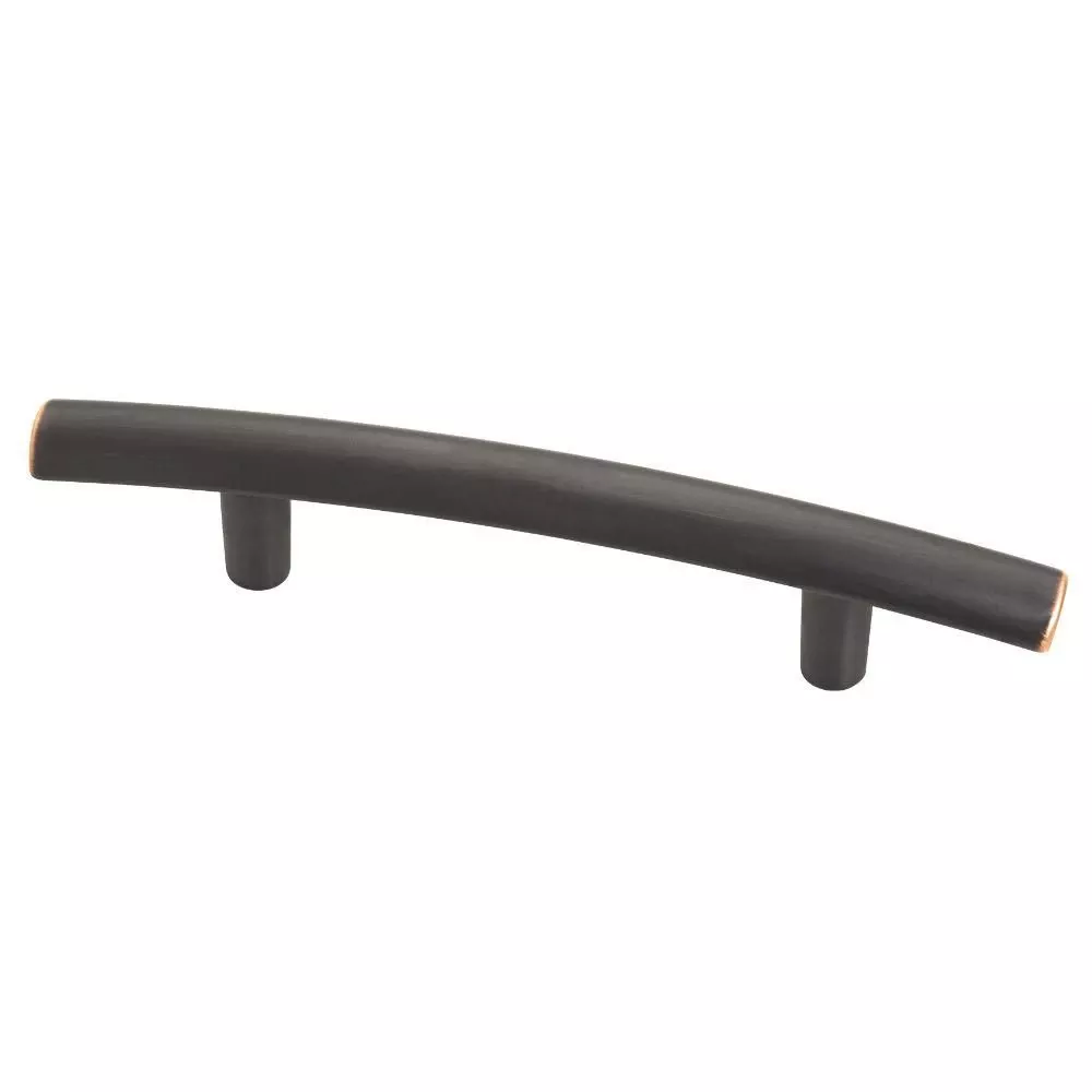 Arched Cabinet Pull, Bronze & Copper, 3-in.