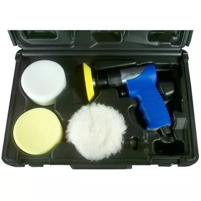 Astro Pneumatic 3 Inch Mini Air Polishing Kit with Wool and Foam Pads (3055)