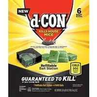 d-CON 98665 Refillable Bait Station, Solid