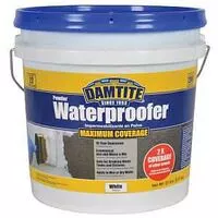 Damtite 01211 Powder Waterproofer, White, Powder, 21 lb Pail