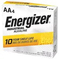 Energizer EN91 Battery, 1.5 V Battery, 2850 mAh, AA Battery, Alkaline, Manganese Dioxide, Zinc