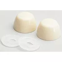 Fluidmaster 7116 Bowl Bolt Cap, Plastic, Bone