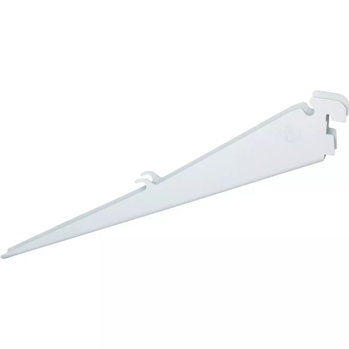 Freedomrail 12 In. White Profile Angled Bracket