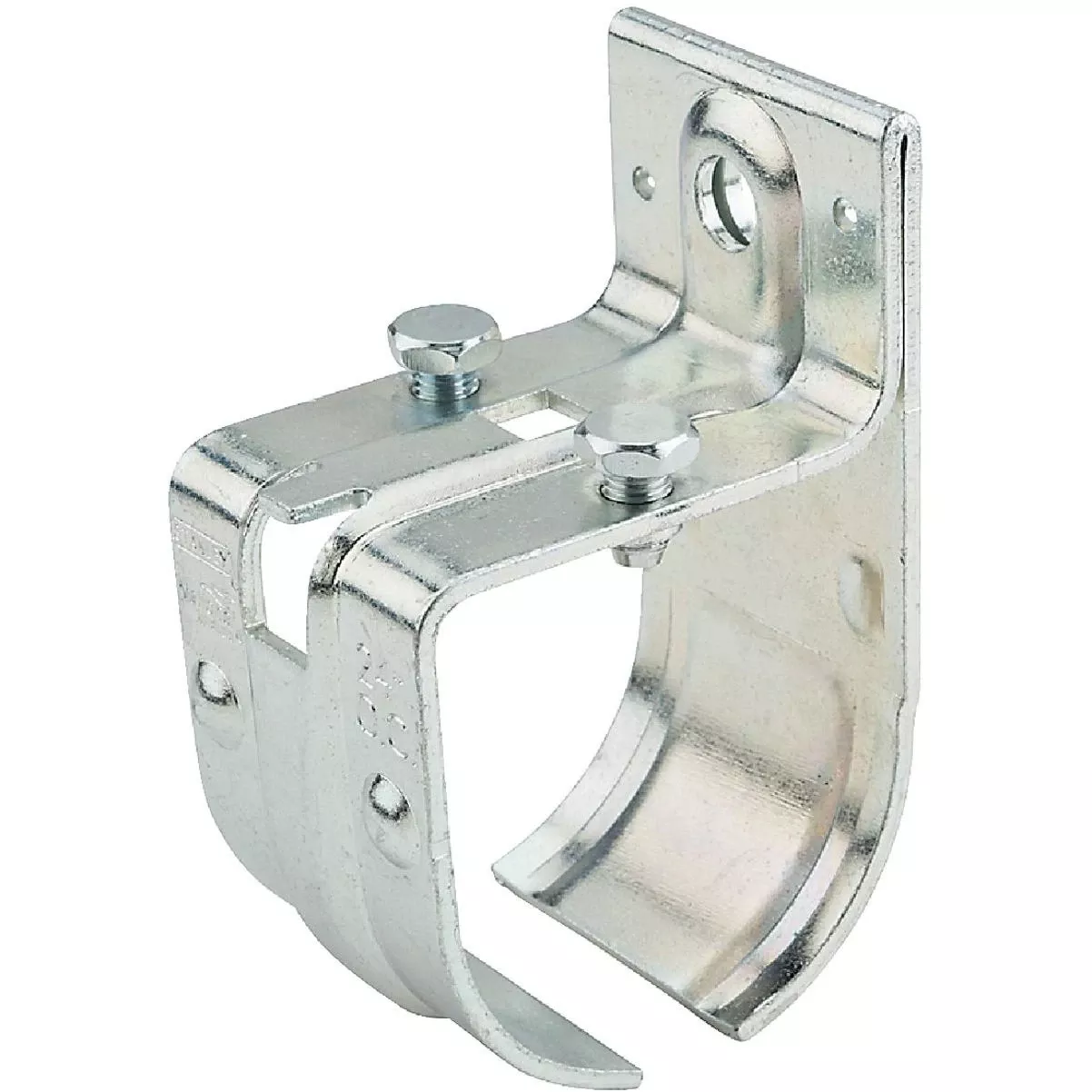 Galvanized Single Splice Round Rail Barn Door Bracket