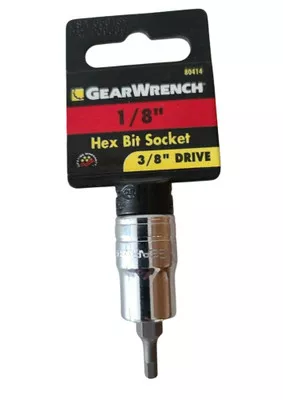 Gearwrench 3/8″ Drive Hex Bit Socket 1/8″ (80414)