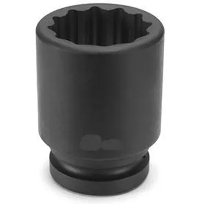 Grey Pneumatic 1" Drive x 2-1/2" Deep - 12 Point Socket (4280D)
