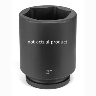 Grey Pneumatic 1" Drive x 3-1/2" Deep Socket (4112D)