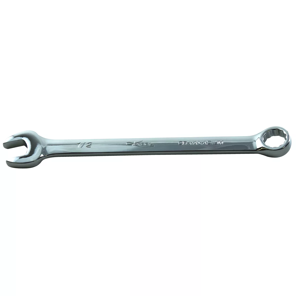 K Tool International Wrench 1/2 Inch Combination Hi Polish 12 Point 15 Degree