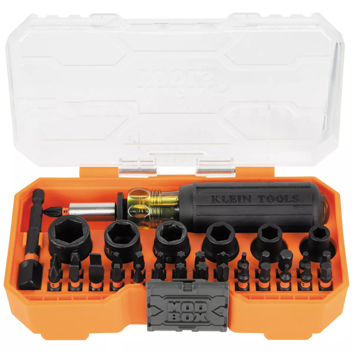 Klein Tools Grab-And-Go Impact Socket Set, SAE, 7-Piece