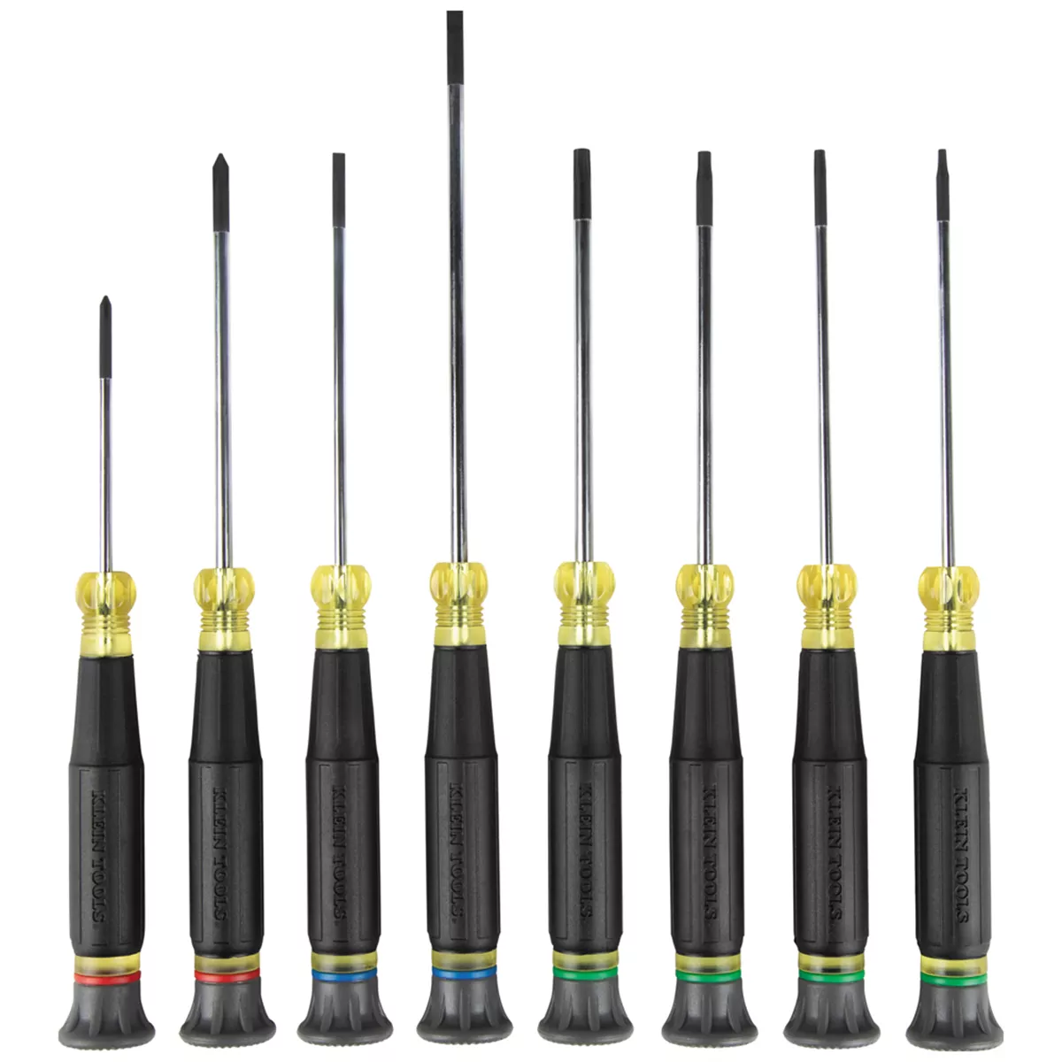 Klein Tools Precision Screwdriver Set, Slotted, and Phillips 4-Piece
