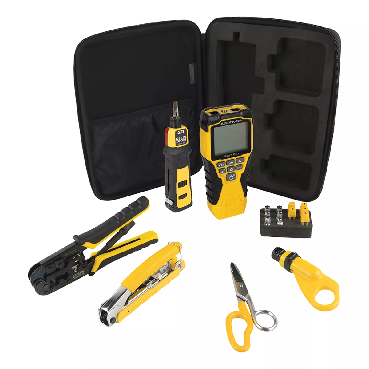 Klein Tools VDV Apprentice Cable Installation Kit with Scout Pro 3, 6-Piece