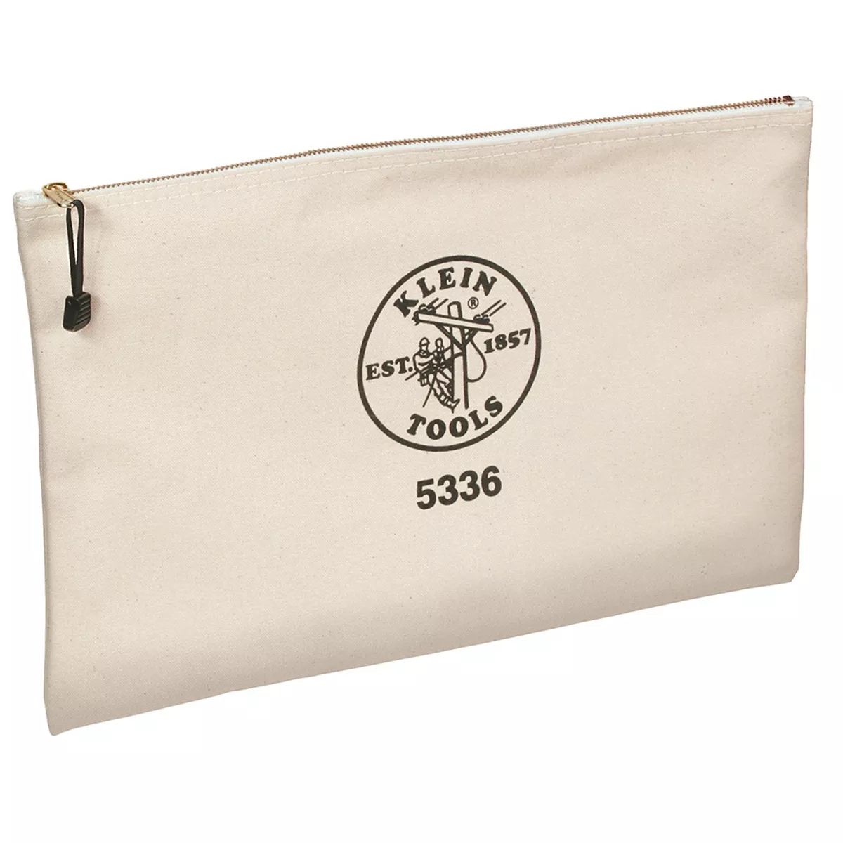 Klein Tools Zipper Bag, Contractor's Portfolio, Canvas