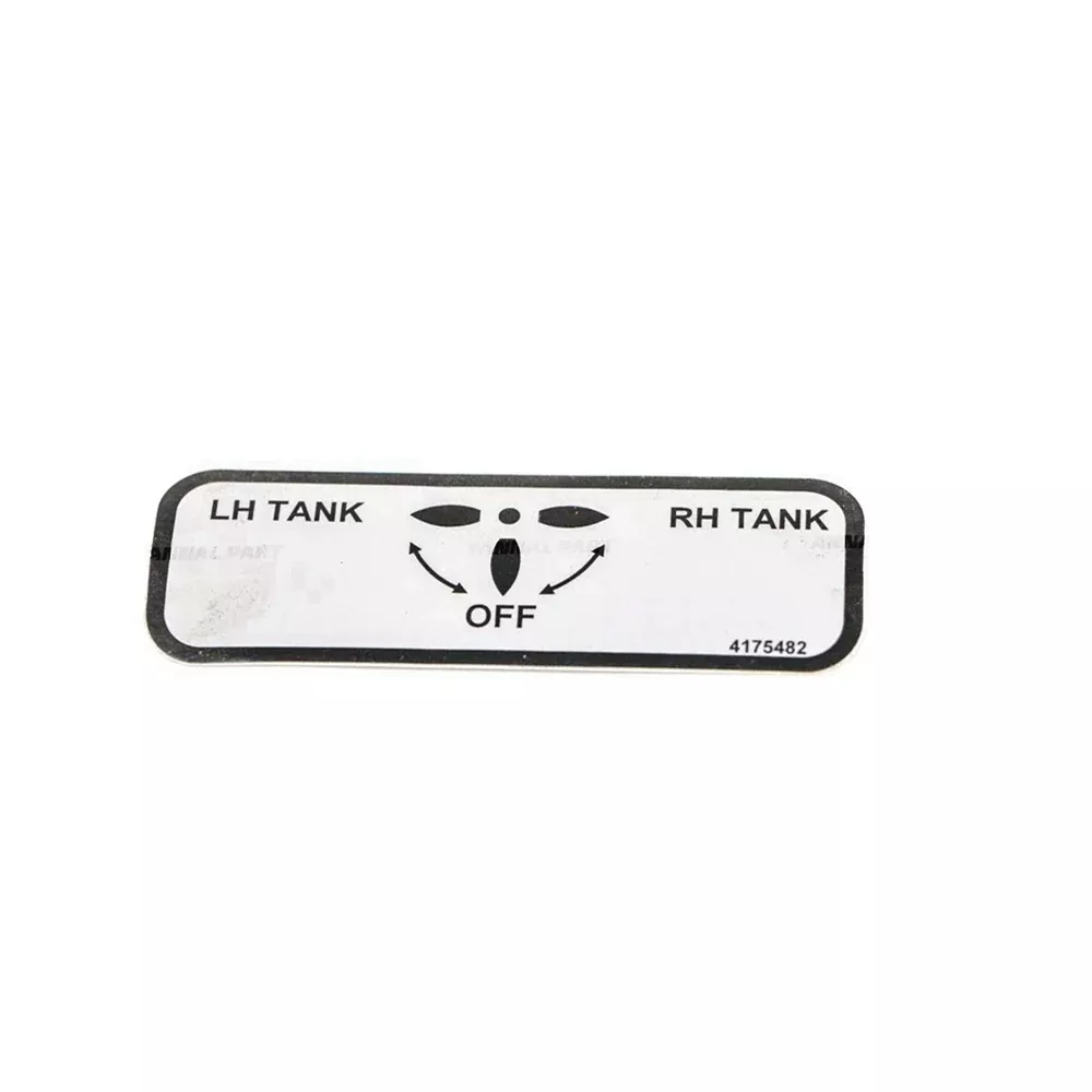 Part No. 4175482 Fuel Selector Decal Fit For Bobcat