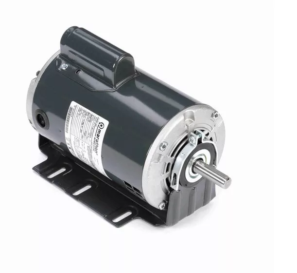 S114 Marathon 3/4 hp (1 speed) 115/230V 1800 RPM ODP 56 Frame Cap Start Resilient Base Motor