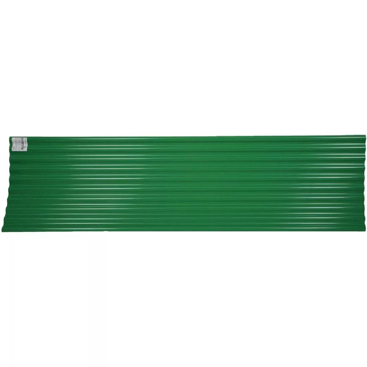 Seacoaster 26 In. X 8 Ft. Opaque Green Round Wave Vinyl Corrugated Panels