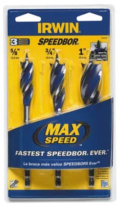 Speedbor Max 3-piece Premium Drill Bit Set