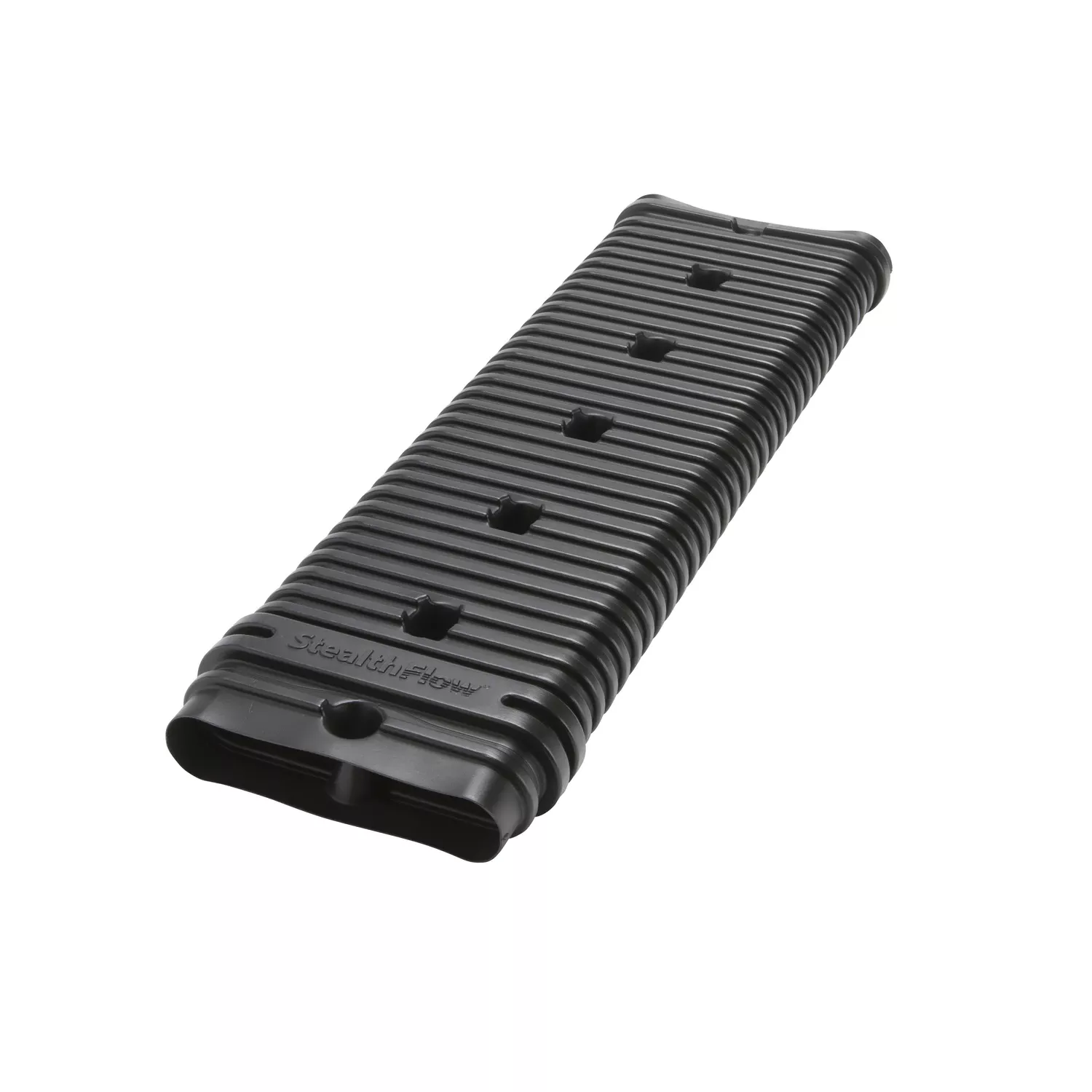 Stealthflow 24 In. Low Profile Downspout Extension - Durable Resin, Black
