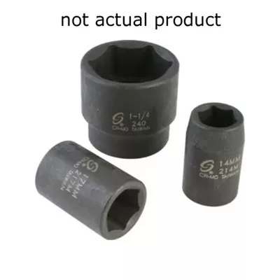 Sunex 1/2" Dr. 12 Pt. 1/2" Universal Deep Impact Socket (216ZUD)