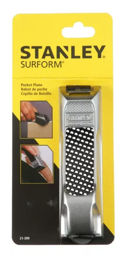 Surform Pocket Plane With 5-1/2 In. Blade, Compact Design For Wood And Metal