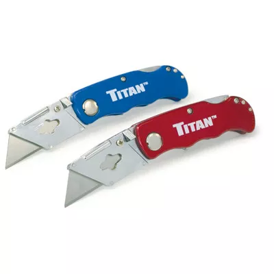 Titan Tools Folding Pocket Utility Knife 2-Pack (11020)