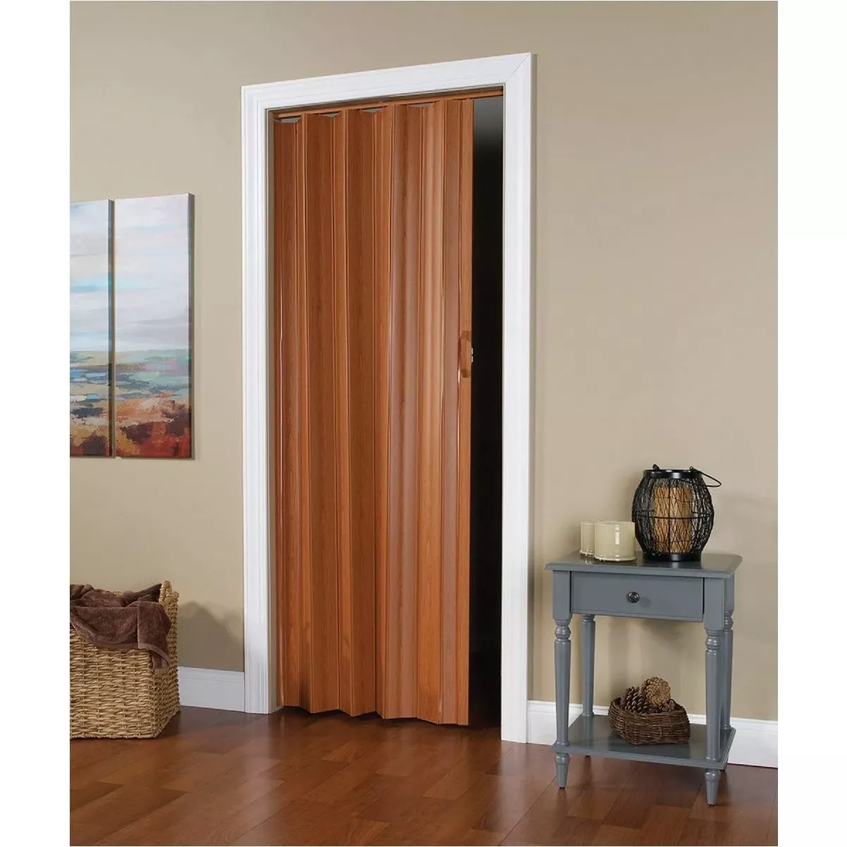 Via 24 In. To 36 In. W. X 80 In. H. Fruitwood Accordion Folding Door