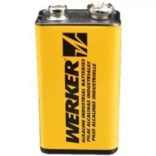Werker 9V Alkaline Batteries 2PK
