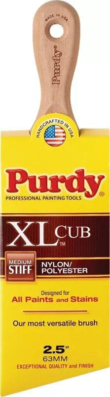 Xl Cub 2-1/2 In. Short Angle Trim Paint Brush – Ergonomic Handle