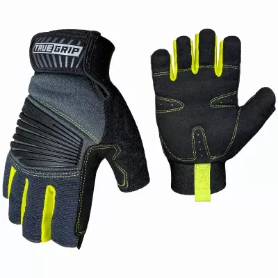 Xl Pro Fingerless Work Gloves With Padded Palm For Men