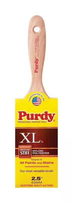 Xl Sprig 2-1/2 In. Flat Trim Paint Brush With Copper Ferrule