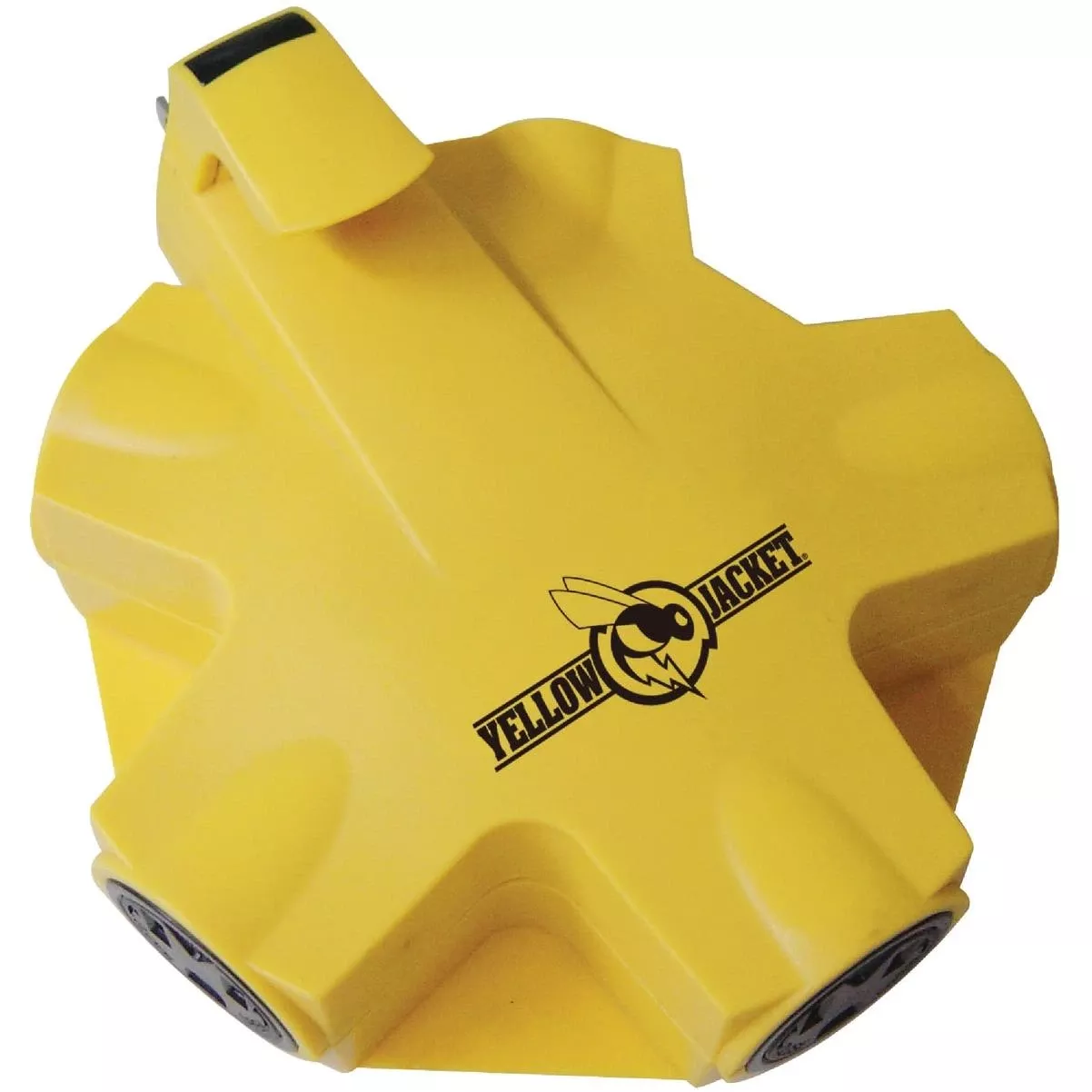 Yellow 15a 5-outlet Outdoor Tap