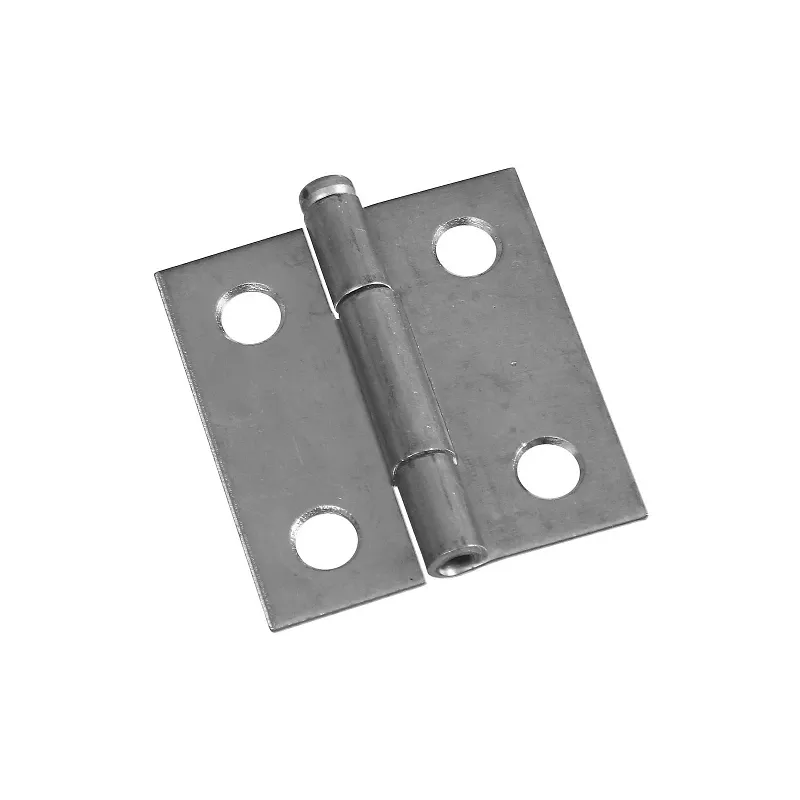 Zinc Hinges, Narrow, Light-duty, 2-pk., 1-1/2 X 1-7/16 In.