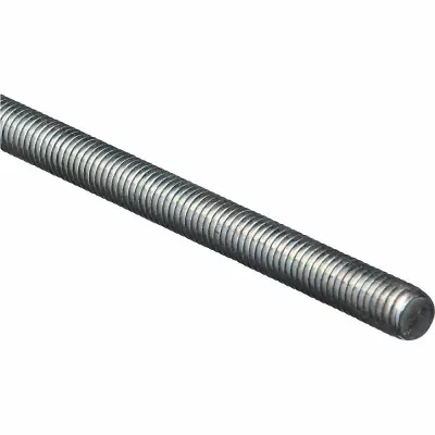 Zinc-plated 3/8″ Diameter 16 Tpi Threaded Rod – 72″ Length