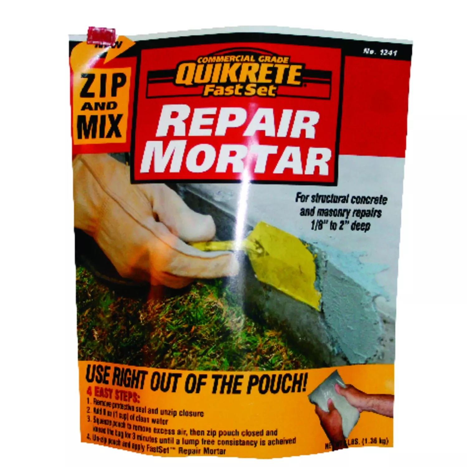 Zip & Mix Fast Set Repair Mortar 3 Lb. Polymer-modified Mix